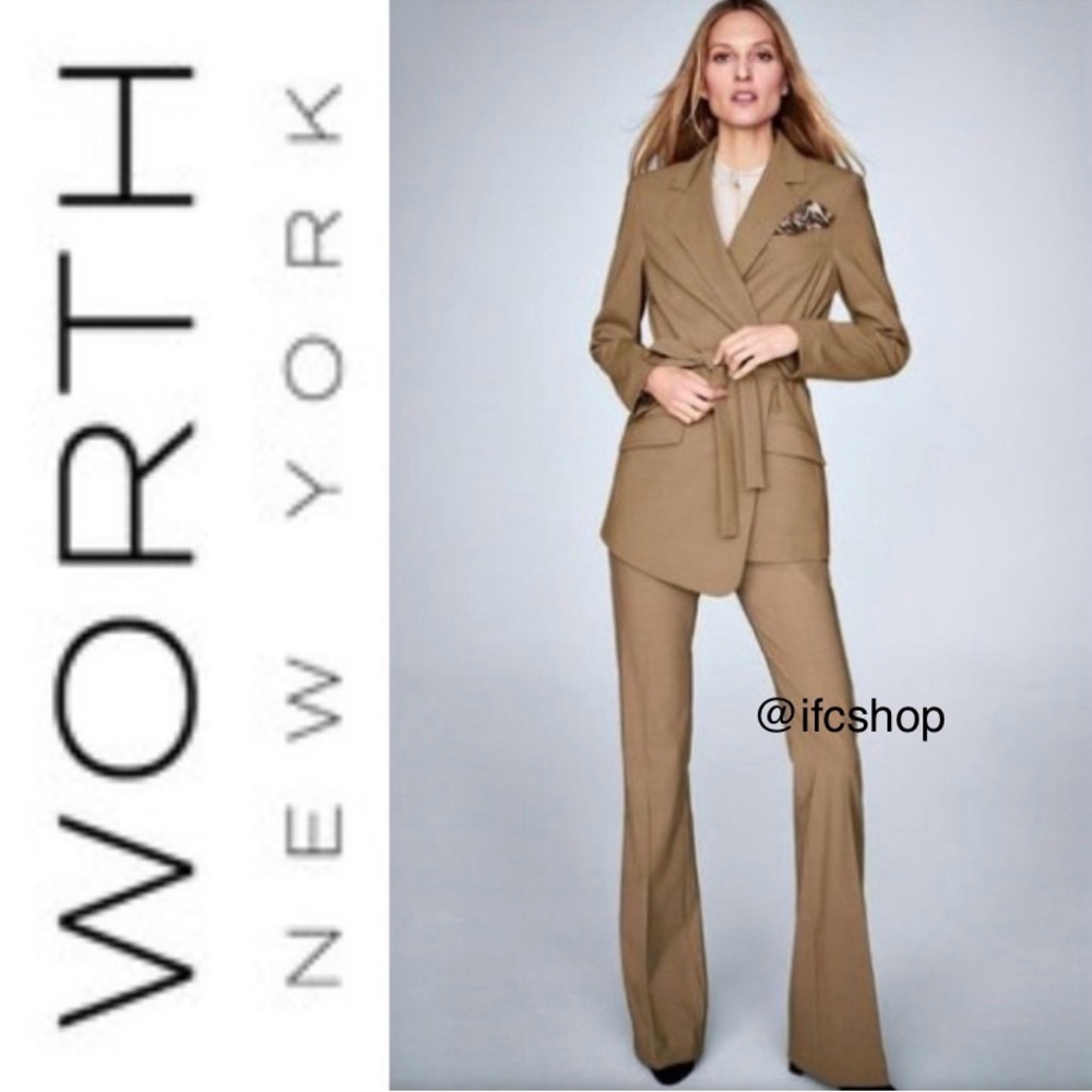 NWT Worth New York Collection Wool Brooklyn Pant 4